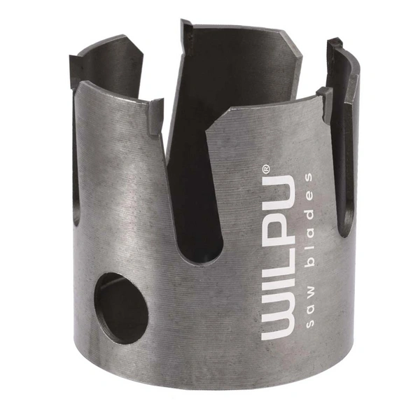 WILPU Hartmetall Universal Lochsäge - Ø 55 mm - Anzahl der Zähne 3 - Schnittiefe 60 mm - M16 Innengewinde WILPU Hartmetall Universal Lochsäge - Ø 55 mm - Anzahl der Zähne 3 - Schnittiefe 60 mm - M16 Innengewinde