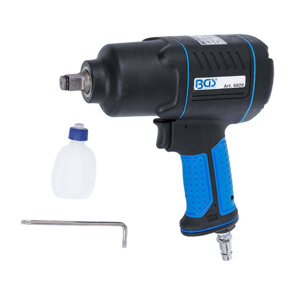 Druckluft-Schlagschrauber - Doppelhammer - Abtrieb Außenvierkant 12,5 mm (1/2") - 1200 Nm