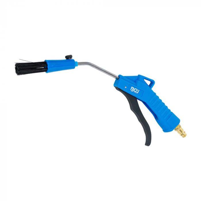Druckluft-Ausblaspistole - mit Pinsel - Maximaldruck 8,3 bar