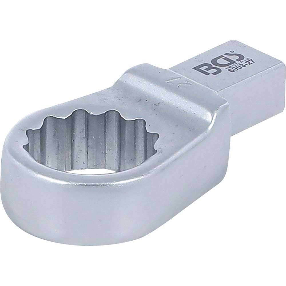 Einsteck-Ringschlüssel - Schlüsselweite 27 mm - Aufnahme 14 x 18 mm