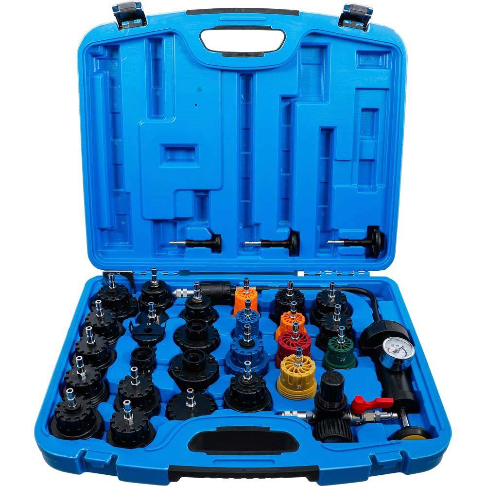 Kühlsystem-Abdrück-Satz - 32-teilig - für alle gängigen Fahrzeugtypen