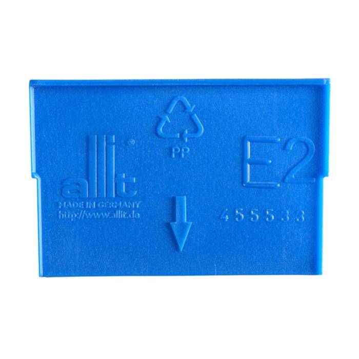 Quertrennsteg für VarioPlus ProExtra - E2 - Polypropylen - blau - VE 10 Stück - Preis per VE