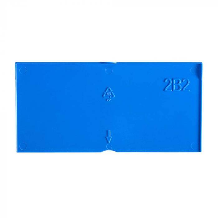 Quertrennsteg für VarioPlus ProExtra - 2B2 - Polypropylen - blau - VE 1 Stück - Preis per Stück