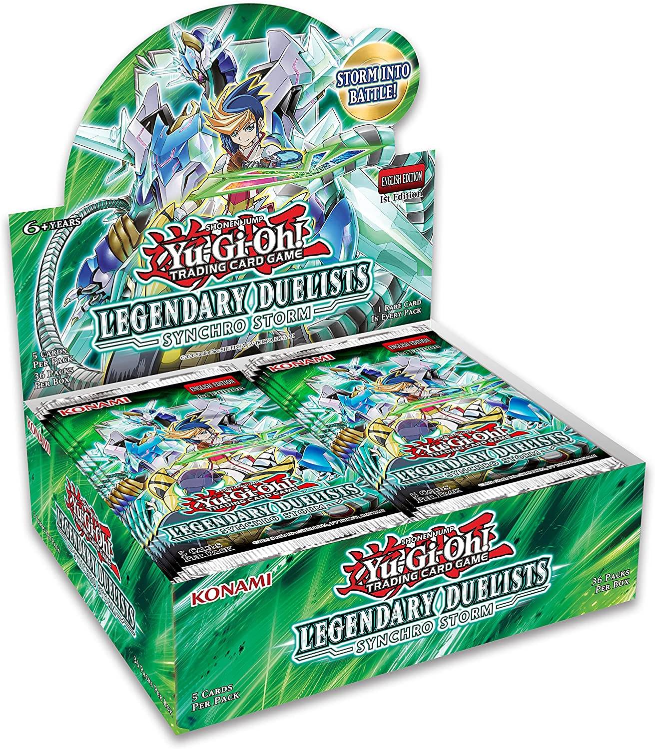 Yu-Gi-Oh! Synchro Storm Booster Display englisch LEDU8 Neu & OVP