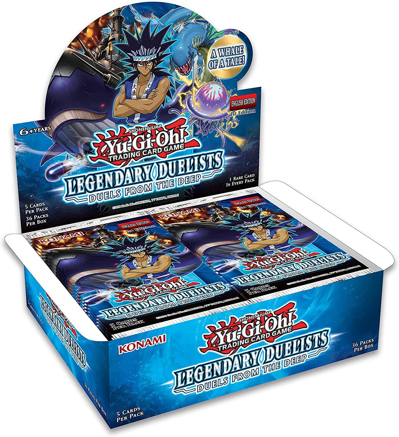Yu-Gi-Oh! Duels from the Deep Booster Display LEDU 9 englisch Neu & OVP