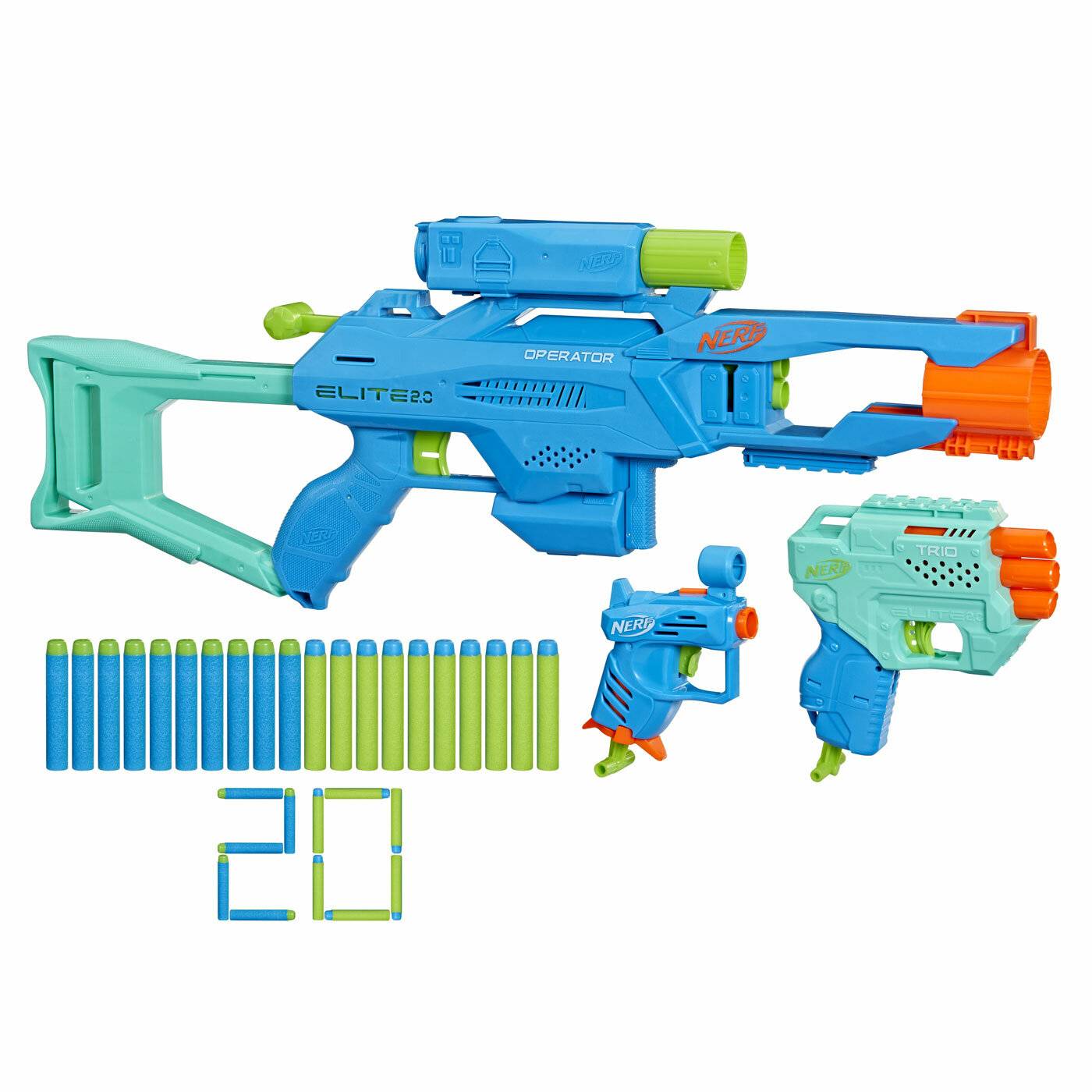 Pistole Nerf Elite 2.0 Hasbro Tactical Pack