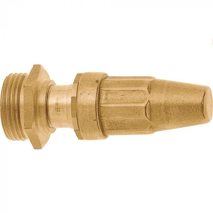 GEKA® plus Spritzdüse - mit Außengewinde - G 3/4 - Messing - Mundstückbohrung Ø 5 mm - Preis per Stück