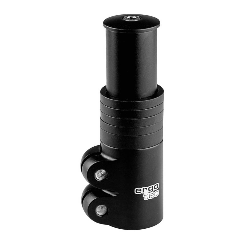 ergotec 40106001 A-Head Adapter Alu, für 1 1/8", 51/58/63/68/73/78mm, schwarz