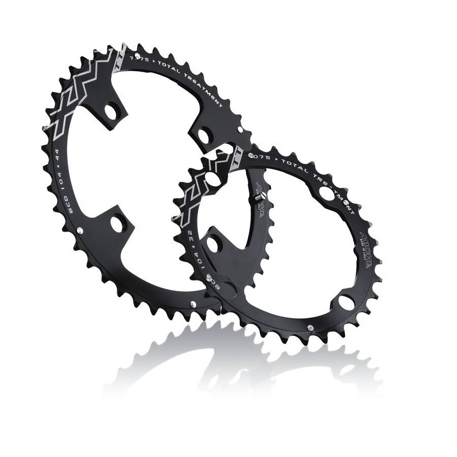 Miche CGXMM0432B00 Kettenblatt MTB XM TT BCD 104 mitte 32 Zähne, 9-fach, schwarz