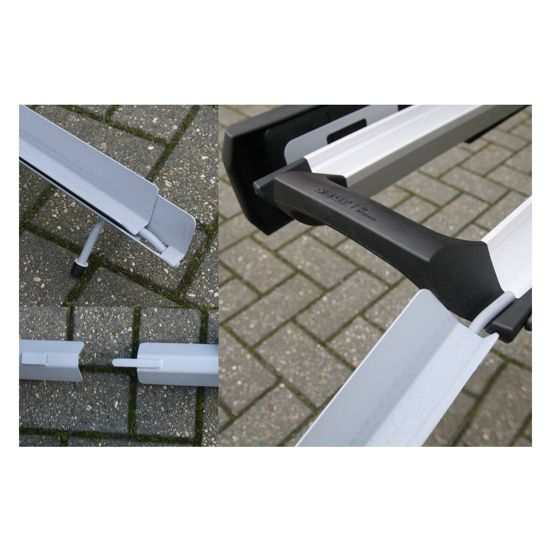 XLC Auffahrschiene für Heckträger Azura Xtra, grau