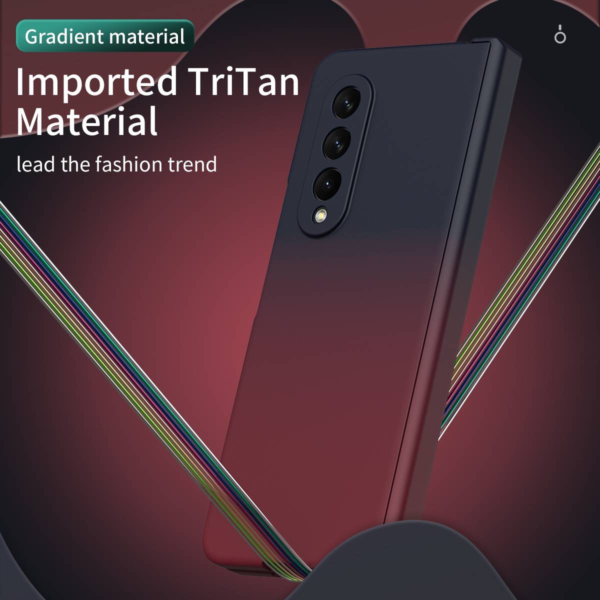 Für Samsung Galaxy Z Fold3 5G Design Hart Handy Tasche Hülle Etuis