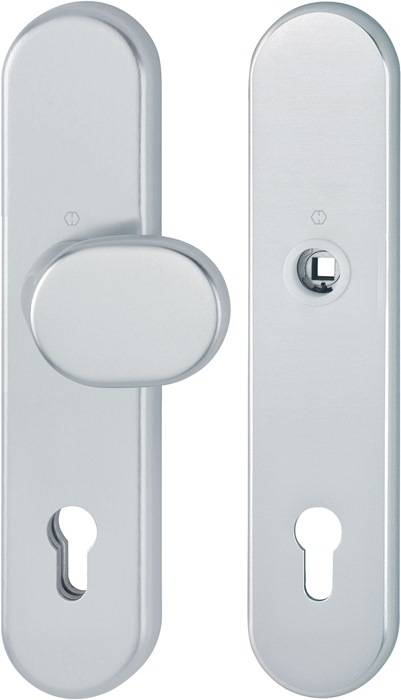 Schutzgarnitur 86G/3331/3310 Alu.F2 92mm 67-77mm HOPPE