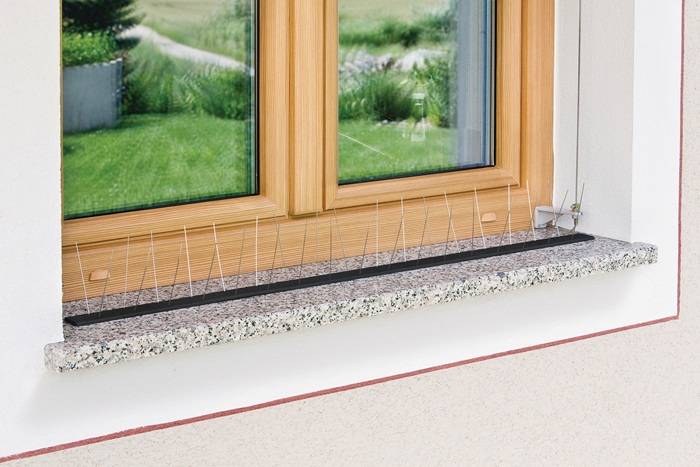 Vogel- u.Taubenabwehr Schutz b.75 cm,30 Spikes Ku.WINDHAGER