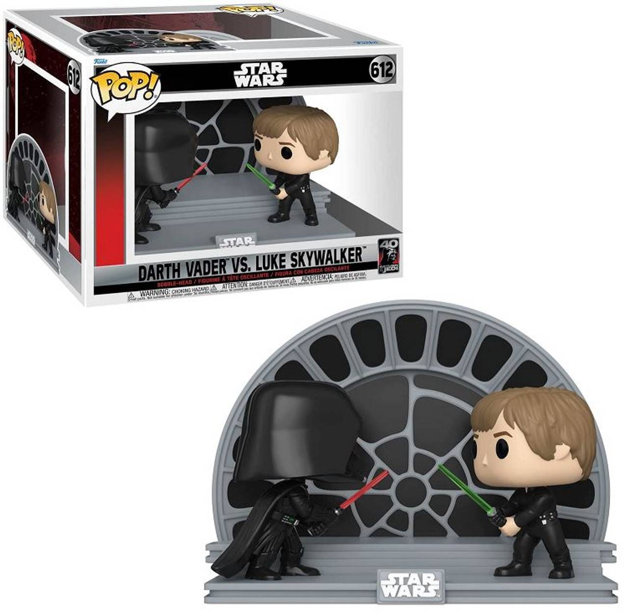 POP Moments SW 40th Darth Vader vs. Luke Skywalker Neu & OVP
