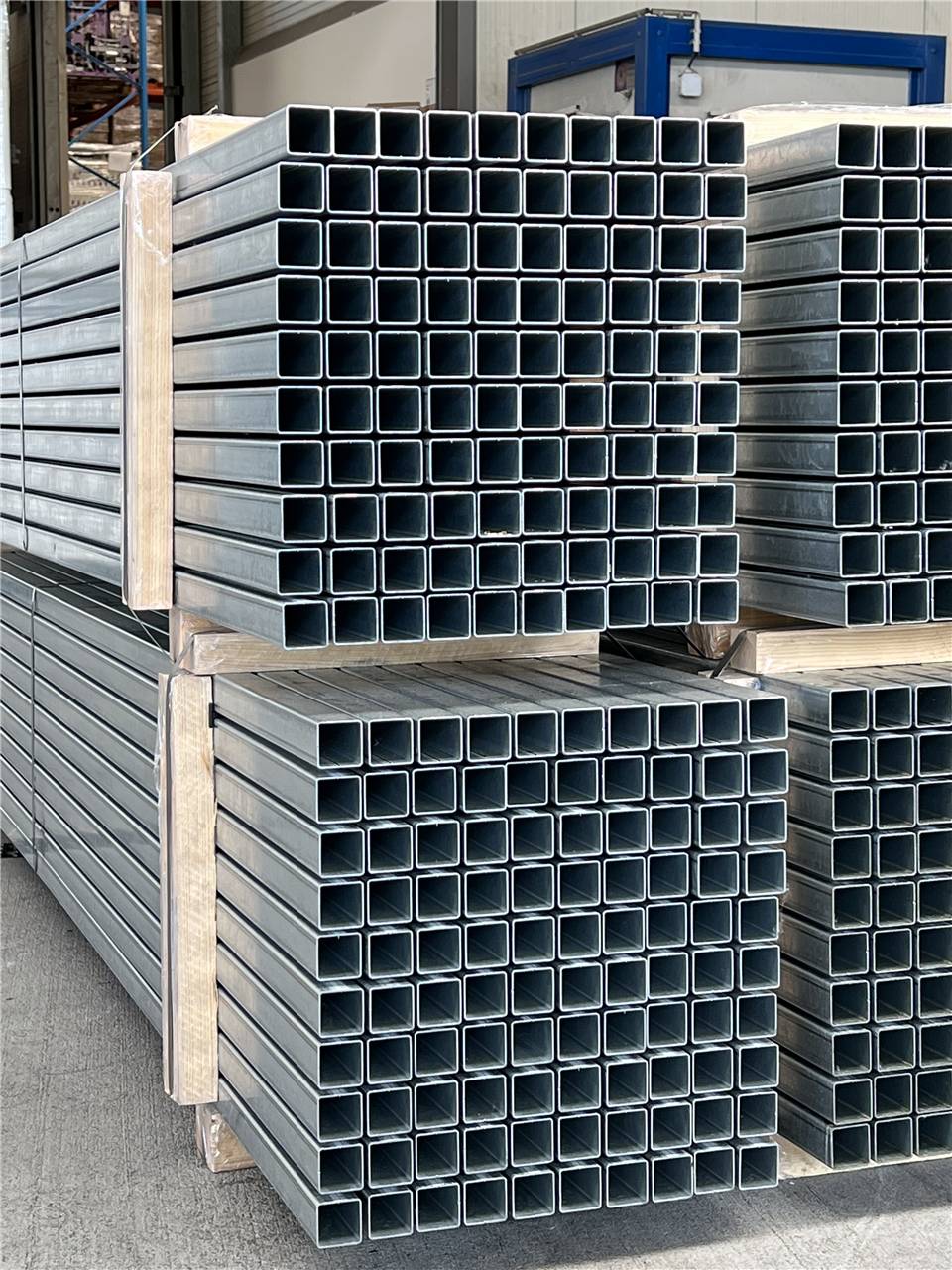 Schake 34025A20 Schaftrohr 40 x 40 x 1,5 mm aus Aluminium Länge: 2,50 m