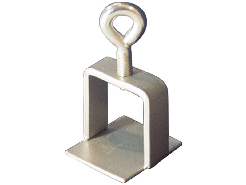 Schilderhalter, Horizont, Schilderklemme, Metall, verzinkt