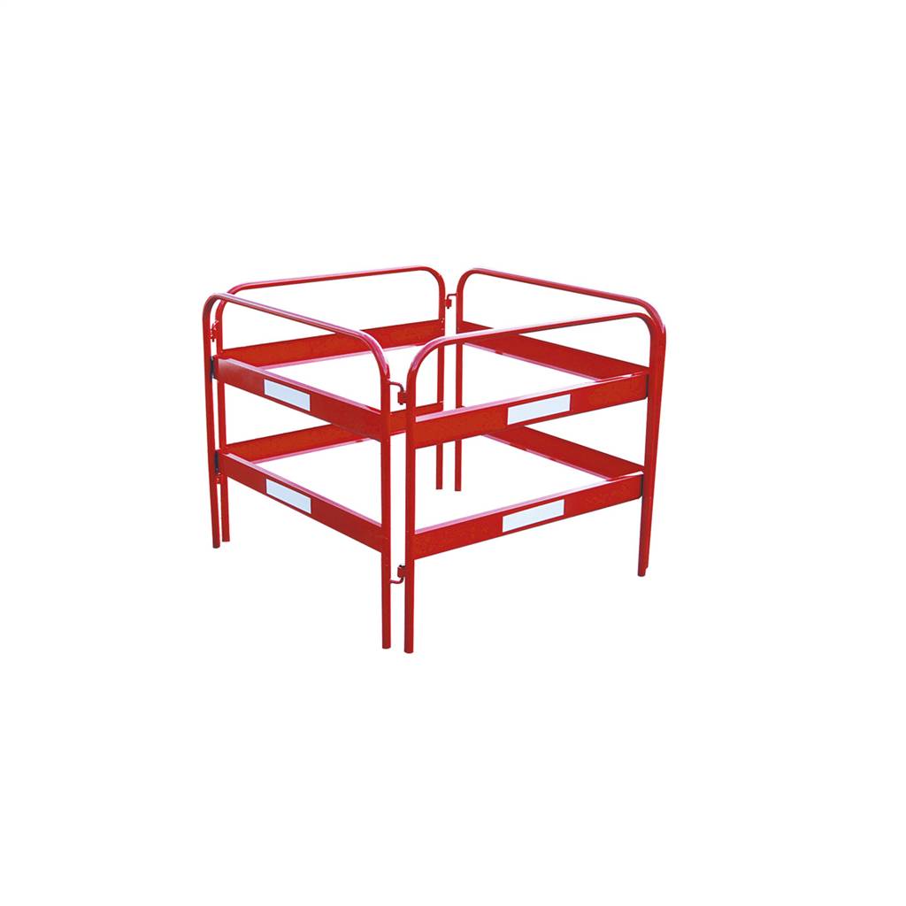 Schake Schachtschutzgitter, 2-teilig, 1,00 m und 1,20 m | Größe: 1,2 mm breit