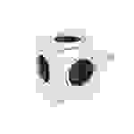 allocacoc PowerCube Original Grau, Steckdosenwürfel und Reiseadapter (Typ E<->F