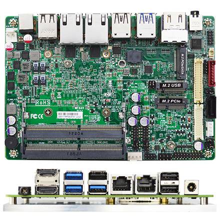 Jetway MF04V00 3,5" SBC (Intel J6412 CPU_10W, 2x LAN, 2x HDMI)