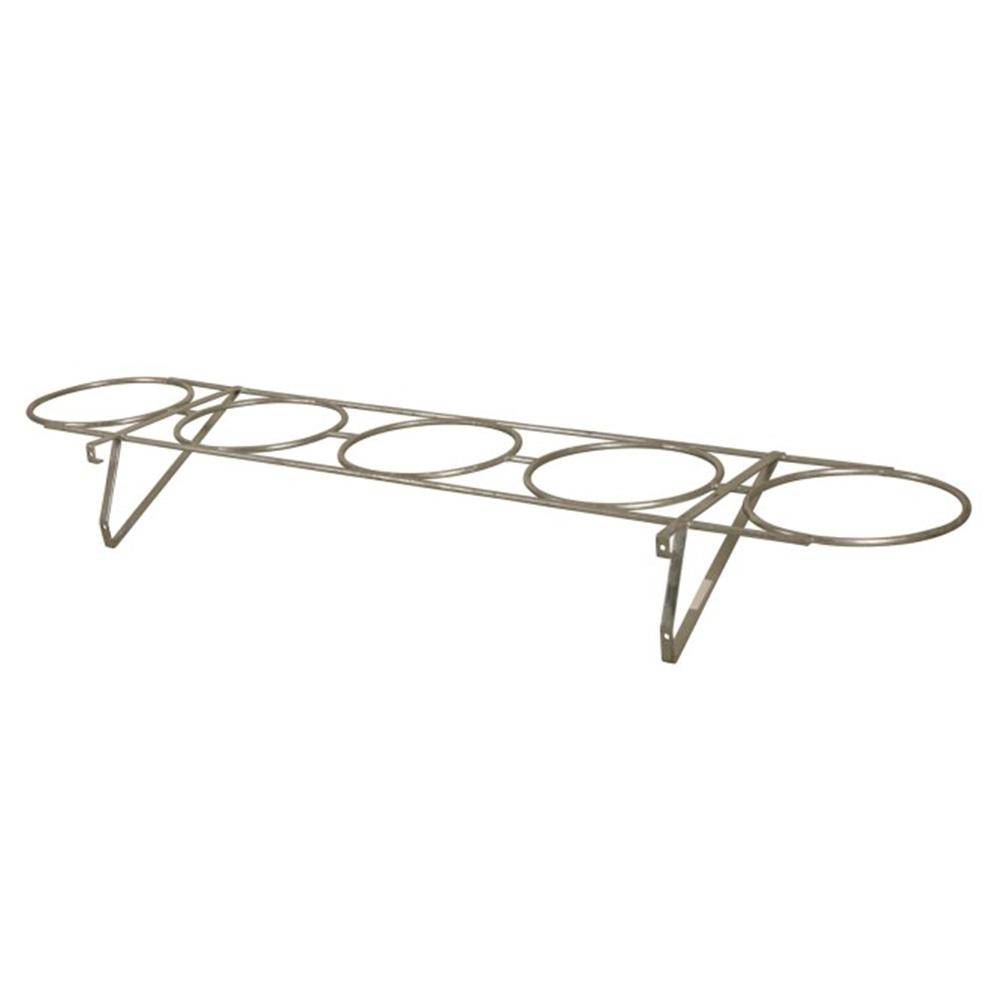 Halterung für Kraftfuttereimer - Metall verzinkt - 5 Fressplätze - Preis per Stück