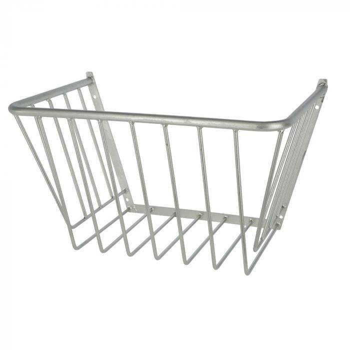 Heuraufe - großes Modell - Metall verzinkt - (L) 75,3 x (B) 47,5 x (H) 46,5 cm