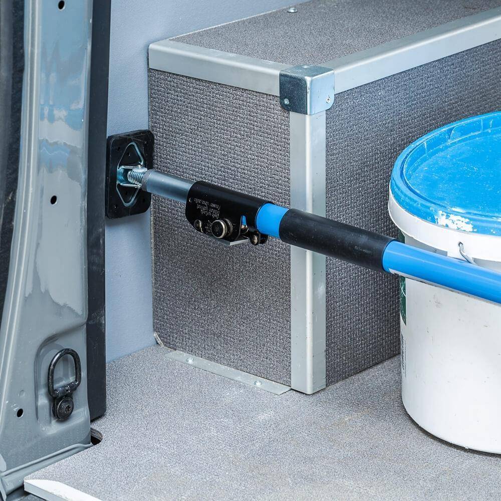 Ladungssicherung aus Stahl 101 - 175 cm (blau)