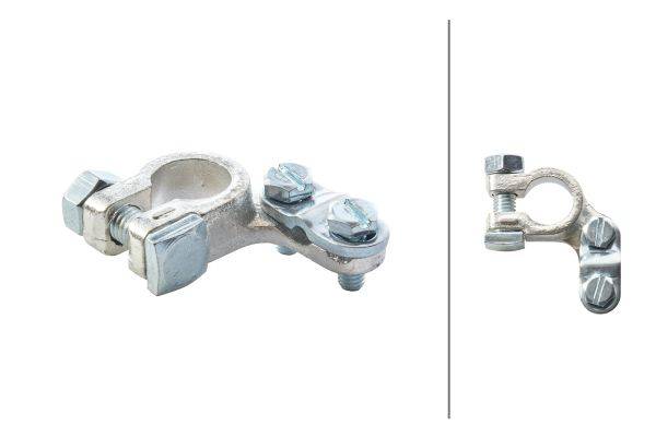 HELLA 8KX 091 452-031 Batteriepolklemme - Form D/für Minuspol - 12/24V - Ø: 15.9mm - bis: 70mm²