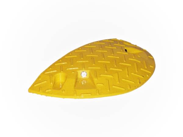 Endstück für Bodenschwellen, Tempohemmschwelle 60 mm, 10 km/h, gelb