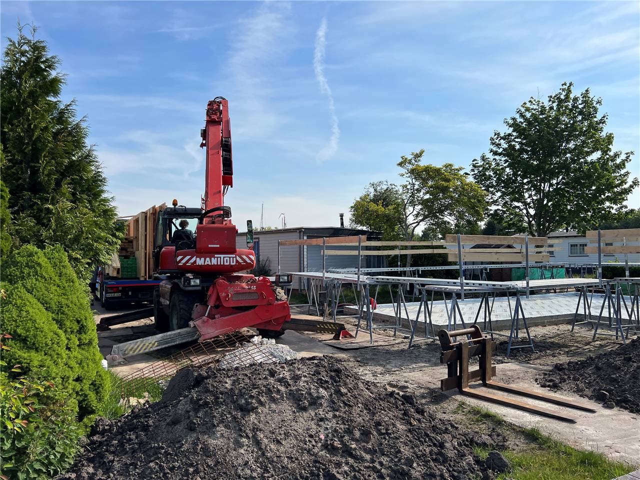 Schake Faltgerüstbock Universal U1500, Breite 1,50 m, Tragkraft 900 kg | Ausführung: braun lackiert