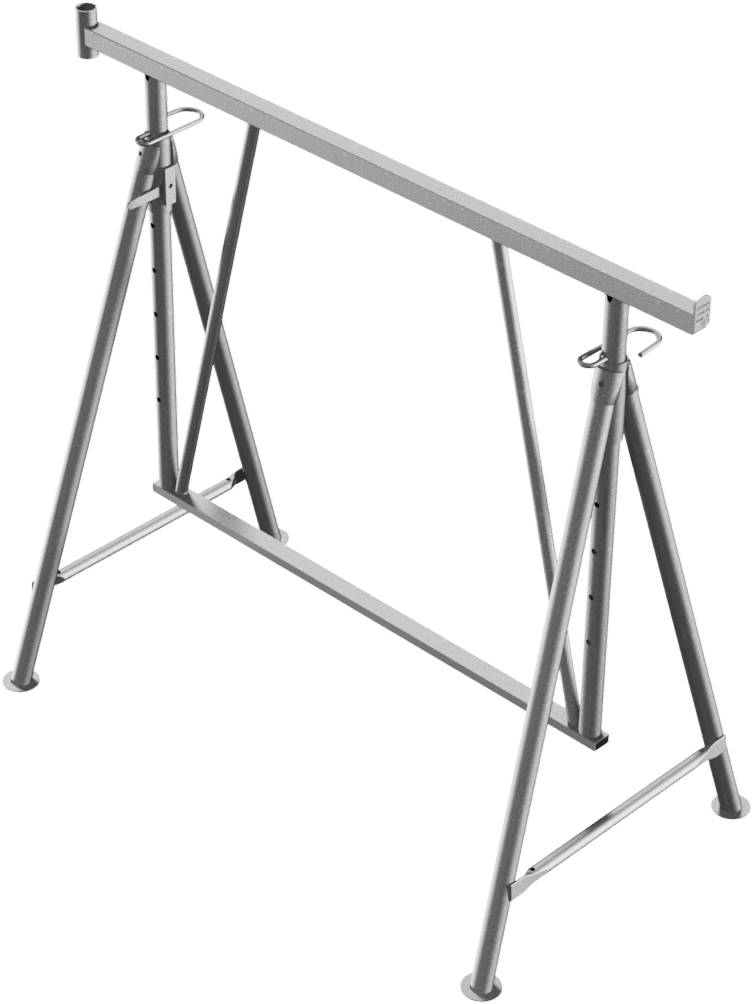 Schake Faltgerüstbock Compakt S 1500, Breite 1,50 m, Tragkraft 1500 kg, verzinkt