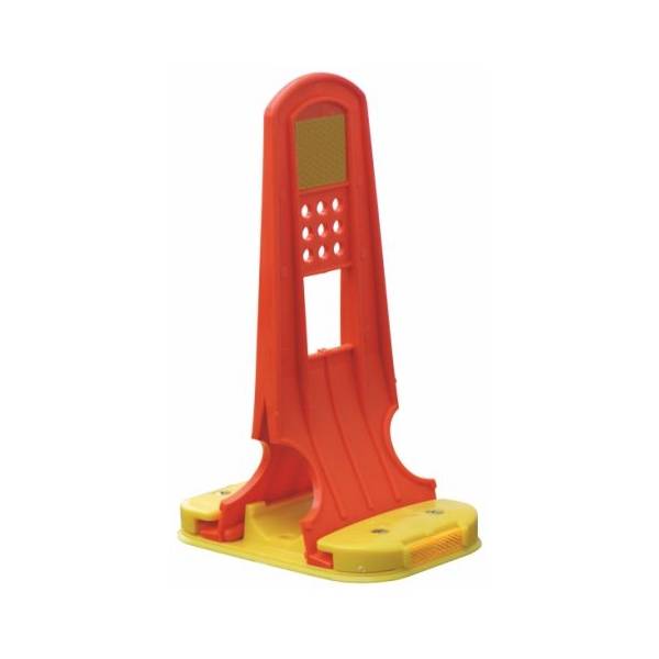 Sichtzeichen, Orange, Folie RA2, Fußplatte Gelb