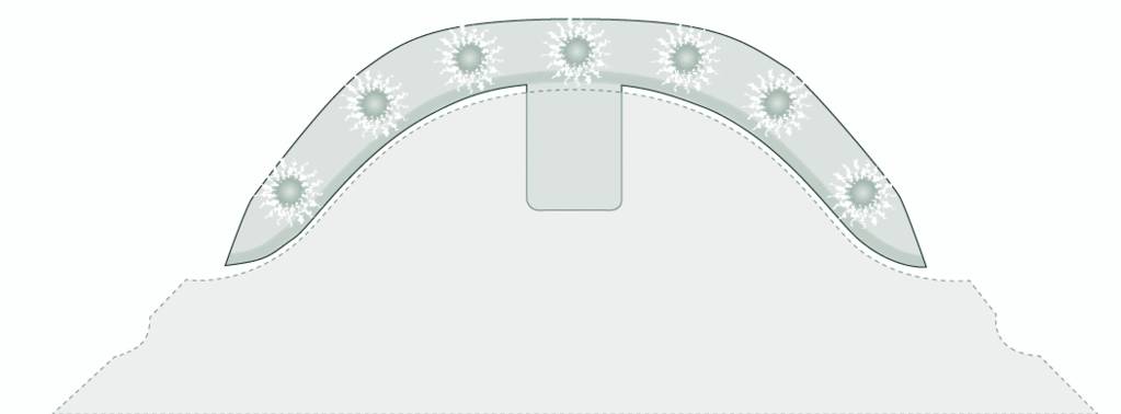 Leuchtbügel / Leitschwellen L65 - weiss - BASt geprüft