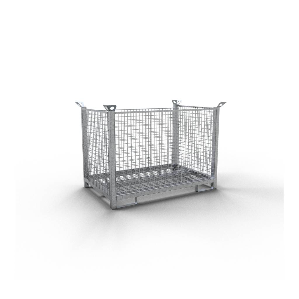 Schake 3B231 Transportbox für 35 Fußplatten 1,43m x 0,87m x 0,94m