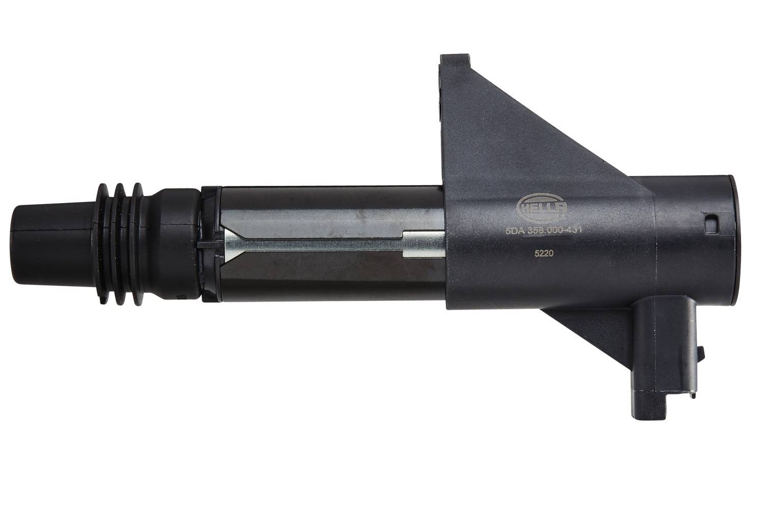 HELLA 5DA 358 000-431 Zündspule - 12V - 2-polig - Kerzenschachtzündspule - geschraubt