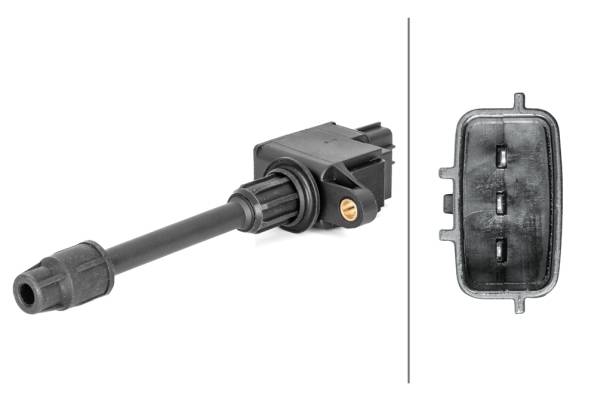 HELLA 5DA 230 035-571 Zündspule - 3-polig - Kerzenschachtzündspule - geschraubt