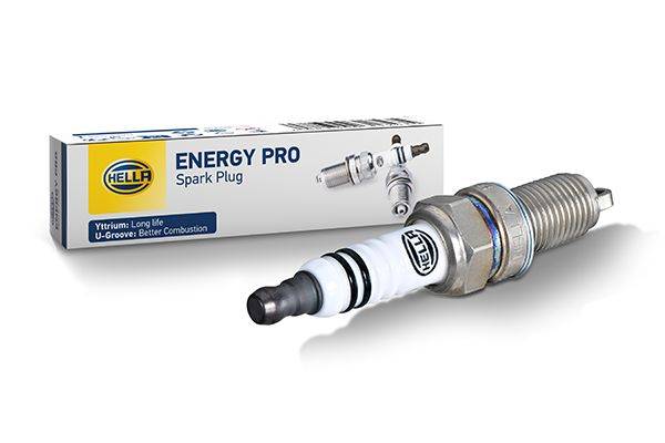 HELLA 8EH 188 704-101 Zündkerze - Energy Pro YFM9RCP-9U - SW: 16 - Gewindelänge: 19mm - Außengewinde