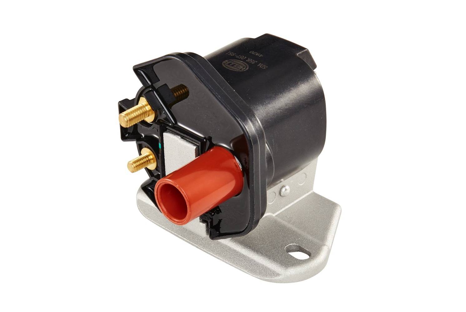 HELLA 5DA 358 057-951 Zündspule - 2-polig - Anschlussausführung DIN - geschraubt