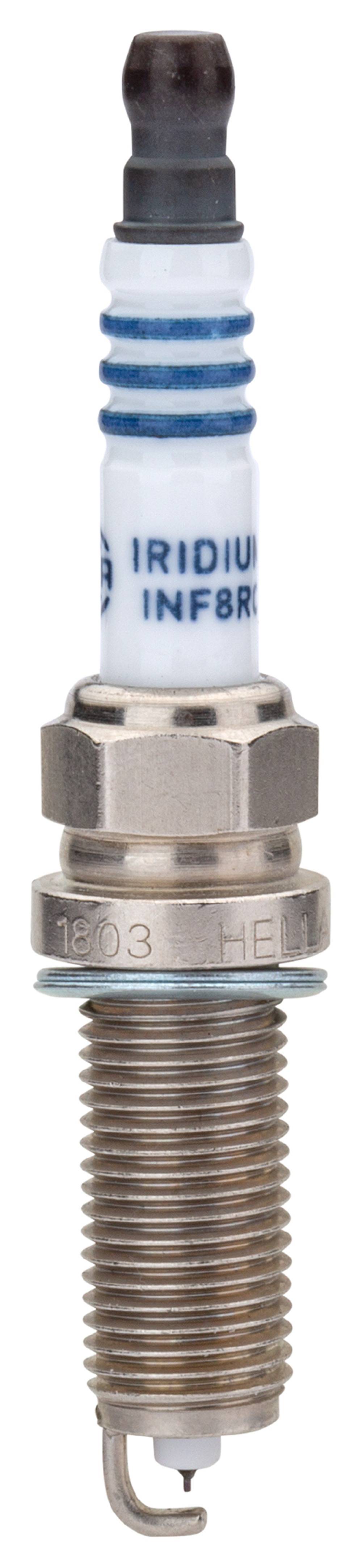 HELLA 8EH 188 706-391 Zündkerze - Iridium Pro INF8RC-11P - SW: 14 - Gewindelänge: 26.5mm - Außengewi