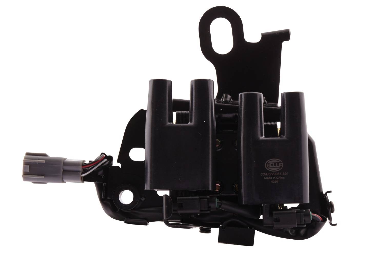 HELLA 5DA 358 057-891 Zündspule - 3-polig - inkl. Spulenstecker/Doppelzündspule - geschraubt