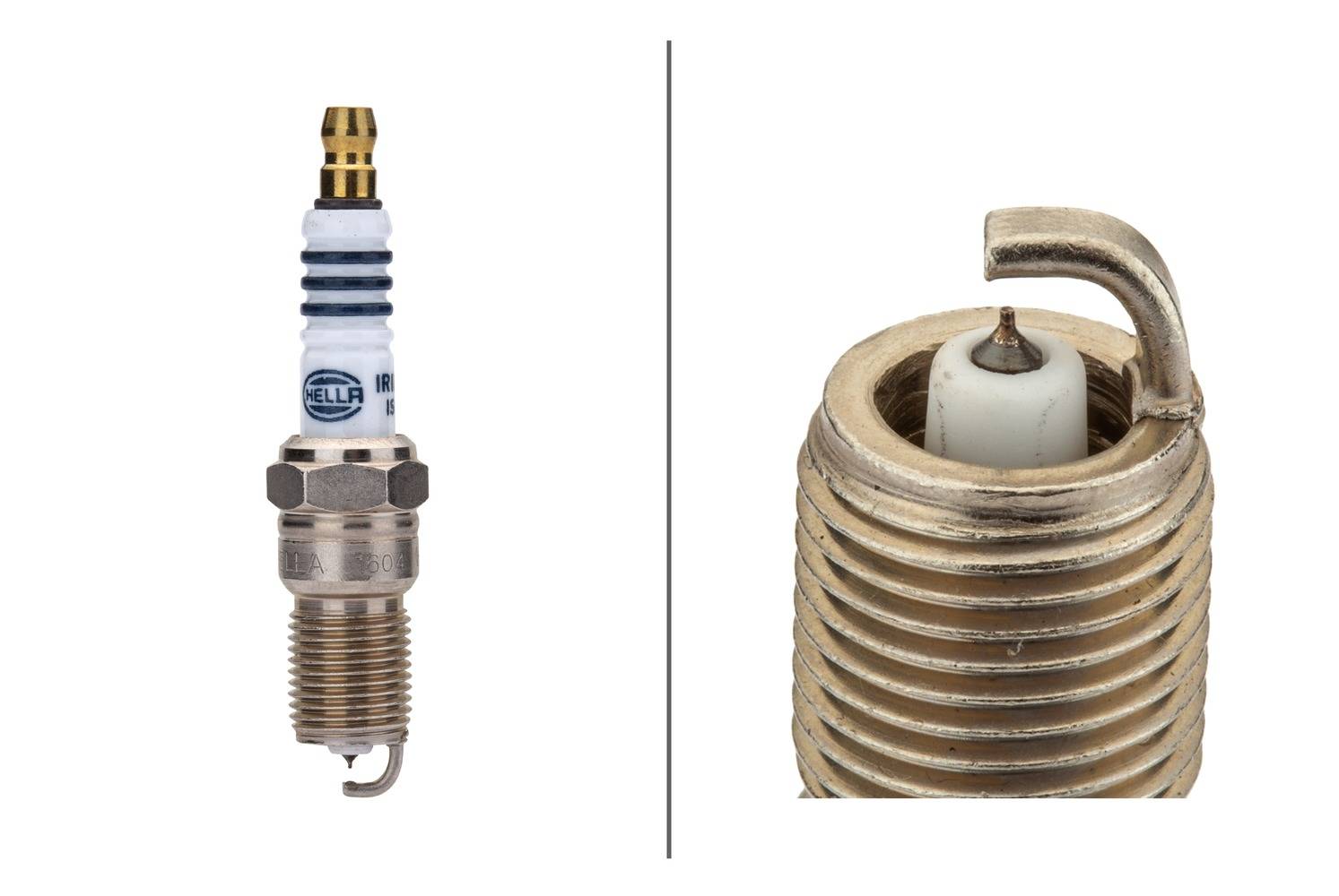 HELLA 8EH 188 706-421 Zündkerze - Iridium Pro IS8RC-13P - SW: 16 - Gewindelänge: 17.5mm - Außengewin