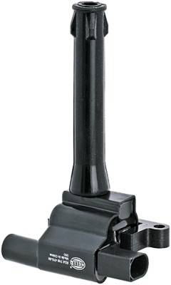 HELLA 5DA 193 175-891 Zündspule - 12V - 2-polig - Kerzenschachtzündspule - geschraubt