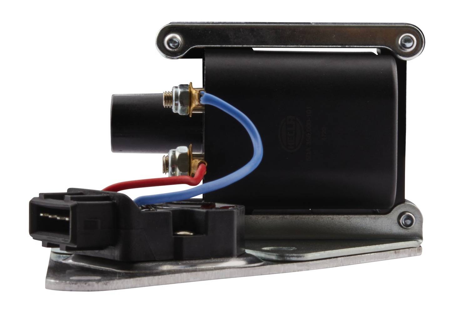 HELLA 5DA 358 000-101 Zündspule - 12V - 4-polig - Verteilerzündspule - geschraubt