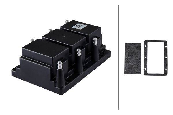 HELLA 5DA 230 035-111 Zündspule - 6-polig - Blockzündspule - geschraubt