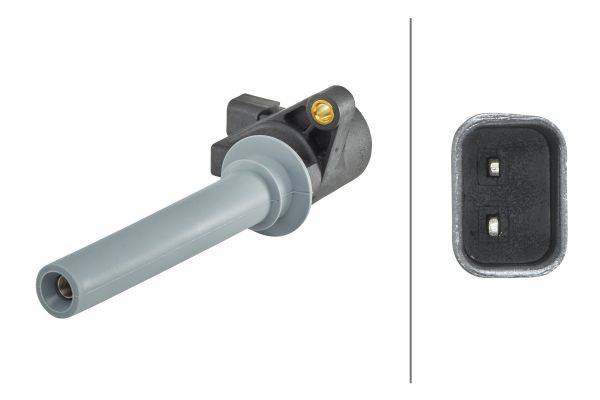 HELLA 5DA 230 035-701 Zündspule - 2-polig - Kerzenschachtzündspule - geschraubt