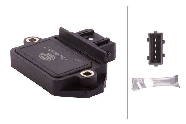 HELLA 5DA 006 623-251 Schaltgerät, Zündanlage - 12V