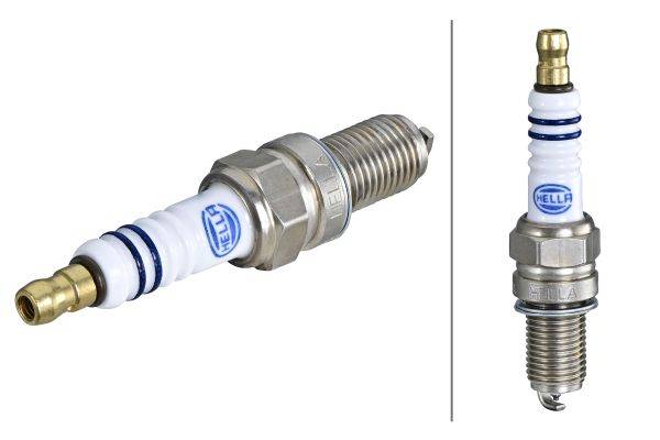 HELLA 8EH 188 705-211 Zündkerze - Platinum PFM10RC-8 - SW: 16 - Gewindelänge: 19mm - Außengewinde: 1