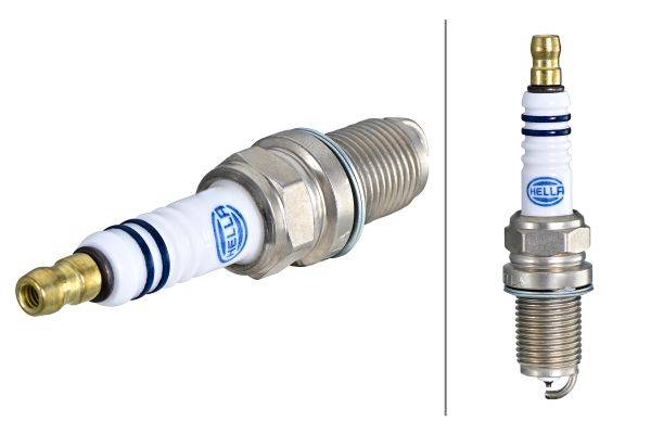 HELLA 8EH 188 705-071 Zündkerze - Platinum PM8RC-10 - SW: 16 - Gewindelänge: 19mm - Außengewinde: 14