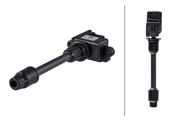 HELLA 5DA 230 035-401 Zündspule - 3-polig - Kerzenschachtzündspule - geschraubt