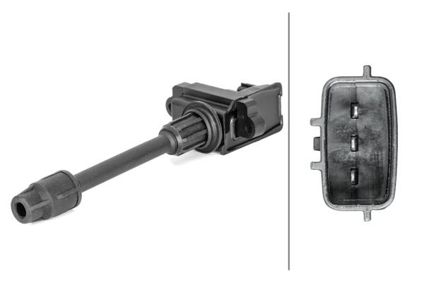 HELLA 5DA 230 035-401 Zündspule - 3-polig - Kerzenschachtzündspule - geschraubt