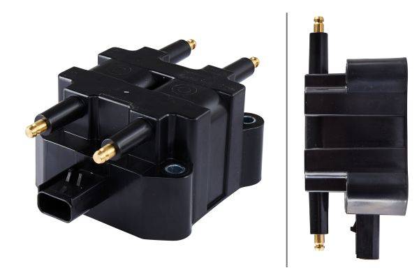 HELLA 5DA 230 036-011 Zündspule - 2-polig - Verteilerzündspule - geschraubt